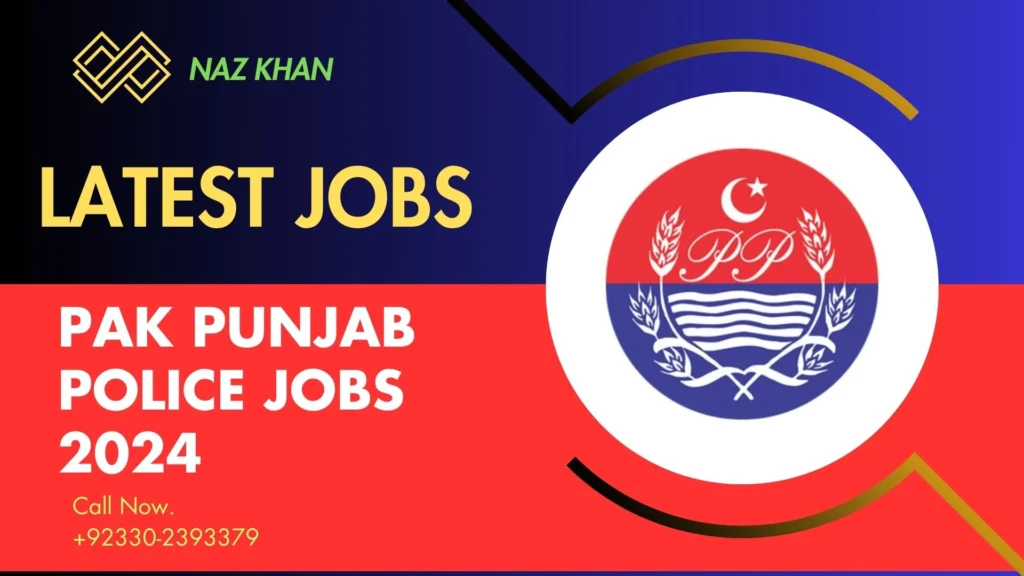 PAK Punjab Police Jobs 2024