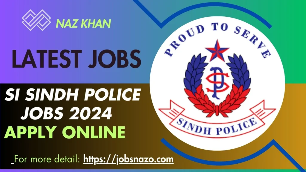 SI Sindh Police Jobs 2024