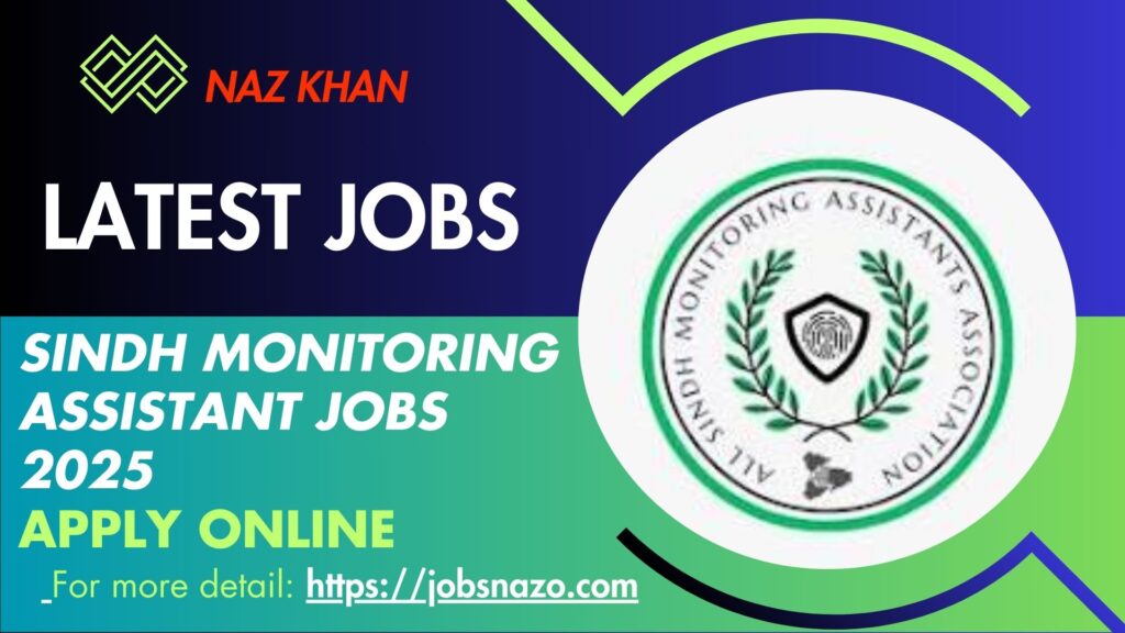 Latest Sindh Monitoring Assistant jobs